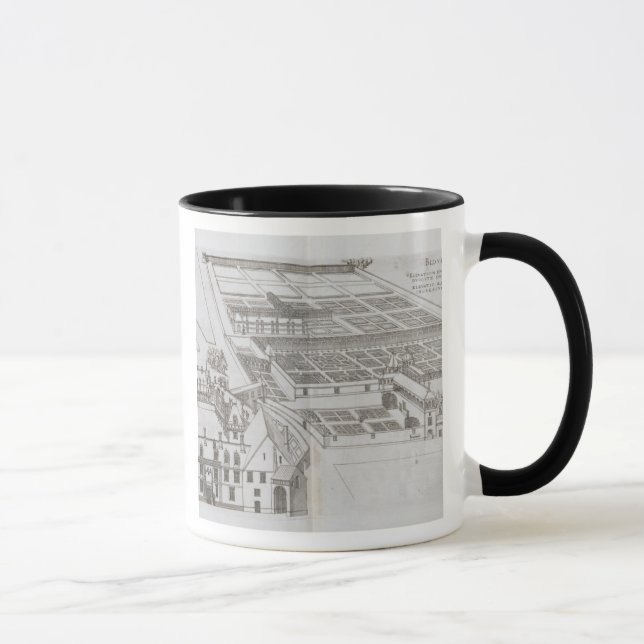 Plan of the enclosed gardens and Chateau de Gaillo Mug (Right)