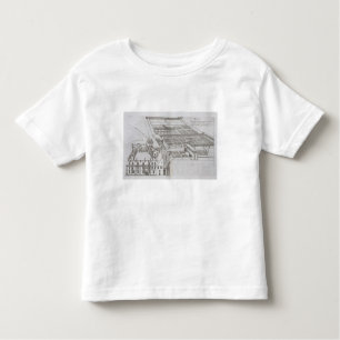 Plan of the enclosed gardens and Chateau de Gaillo Toddler T-Shirt