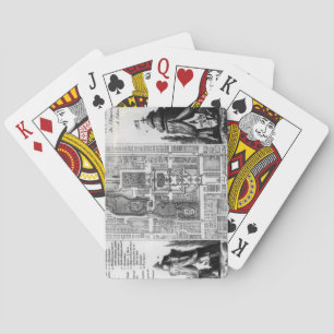 Plan of the Gardens of the Emperor of Peking, from Playing Cards