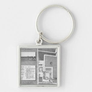 Plan of the Maternite Port-Royal Key Ring