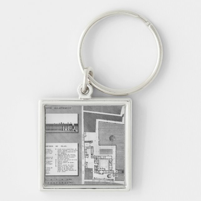 Plan of the Maternite Port-Royal Key Ring (Front)