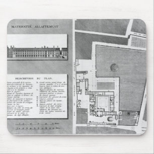 Plan of the Maternite Port-Royal Mouse Pad