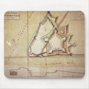 Plan of the New Fort at Pittsburgh Mouse Pad
