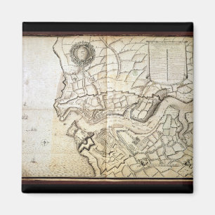 Plan of the Port and Arsenal of Brest, 1676 Magnet