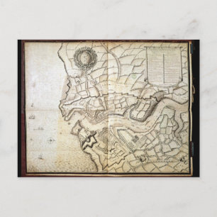 Plan of the Port and Arsenal of Brest, 1676 Postcard