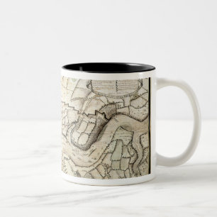 Plan of the Port and Arsenal of Brest, 1676 Two-Tone Coffee Mug