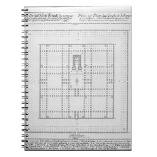 Plan of the Temple of Solomon, Jerusalem, from 'En Notebook