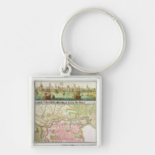 Plan of the town of La Rochelle, 1736 Key Ring
