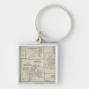 Plan of Vevay, Switzerland Co with Patriot Key Ring