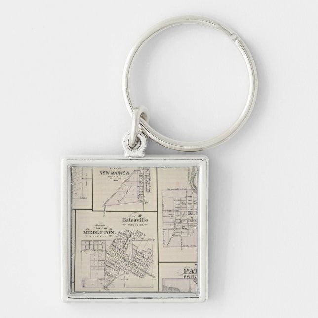 Plan of Vevay, Switzerland Co with Patriot Key Ring (Front)