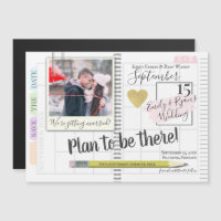 Plan to be There Planner Calendar Save the Date