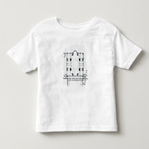 Plan to show the orientation of the narthex toddler T-Shirt