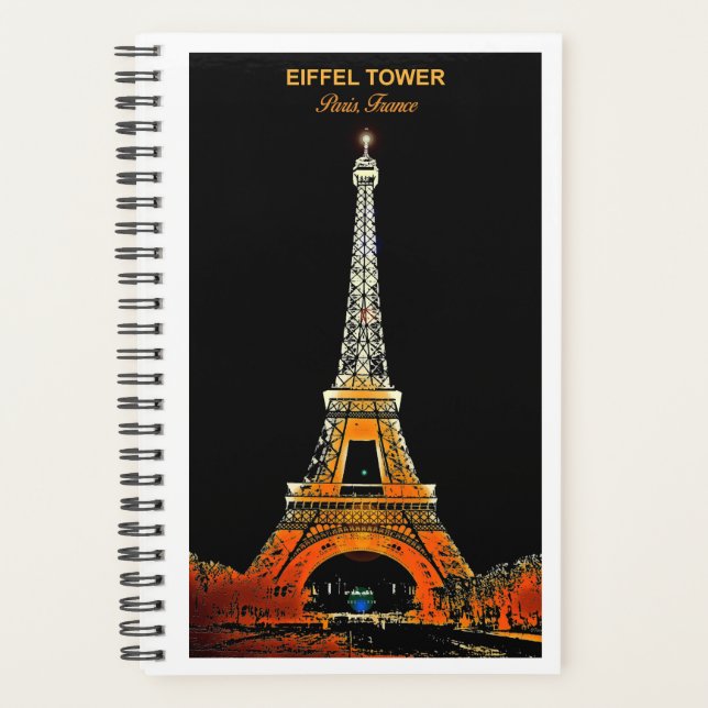 Plan Your Adventure: Eiffel Tower Travel Planner (Front)