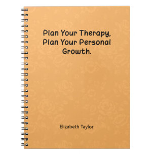 Plan Your Therapy, Plan Your Personal Growth Notebook