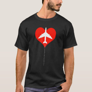 Plane Aeroplane Flying Pilot Aircraft Aviation Mod T-Shirt
