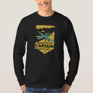 Plane Airplane Flying Pilot Aircraft Aviation In P T-Shirt