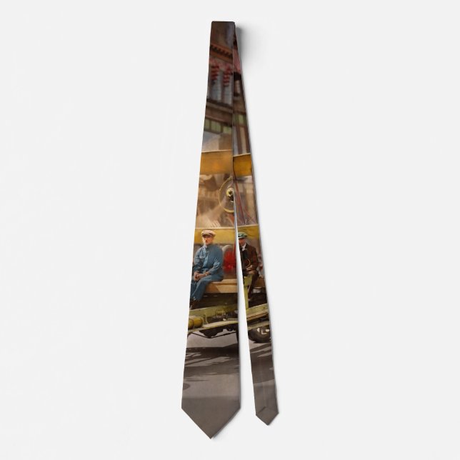 Plane - Biplane - Flight risk 1918 Tie (Front)