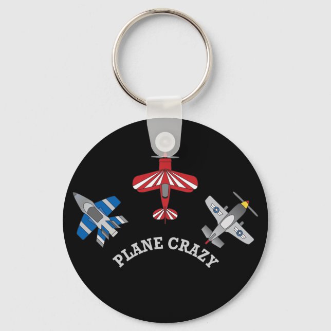 Plane Crazy Key Ring (Front)