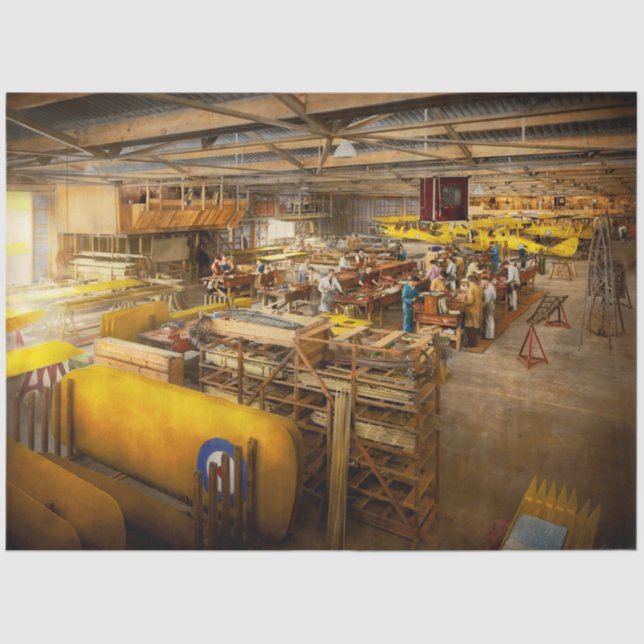 Plane - Factory - Hand made planes 1939 Tissue Paper (Front)