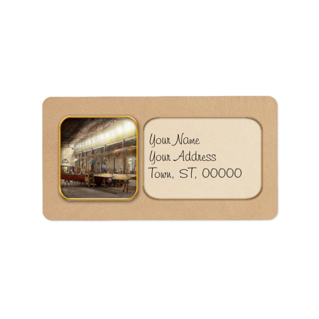 Plane - In the Aeroplane Factory 1918 Label (Front)