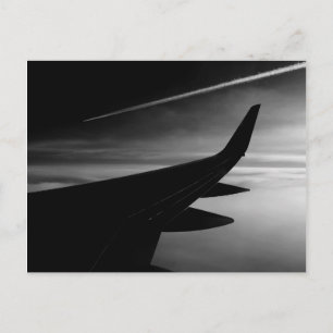 Plane in the Air Postcard
