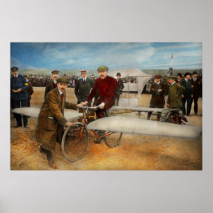 Plane - Odd - Easy as riding a bike 1912 Poster