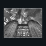 Plane over Battersea Power Station, London Postcard<br><div class="desc">One of the most famous old buildings along London's River Thames,  Battersea Power Station has been derelict for many years but still stands towering over all nearby developments</div>