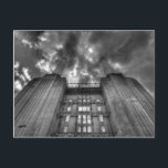 Plane over Battersea Power Station, London Postcard<br><div class="desc">It took a long,  long time to capture the plane against the background of a white cloud right in between the towers of the power station,  but was well worth it</div>