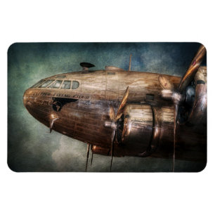 Plane - Pilot - The flying cloud Magnet
