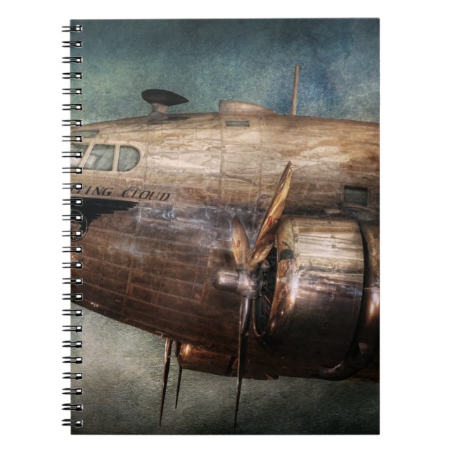 Plane - Pilot - The flying cloud Notebook (Front)