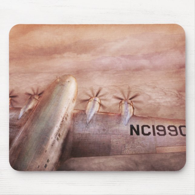 Plane - Pilot - Tropical getaway Mouse Pad (Front)