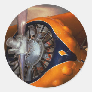 Plane - Prop - The Gulfhawk Classic Round Sticker