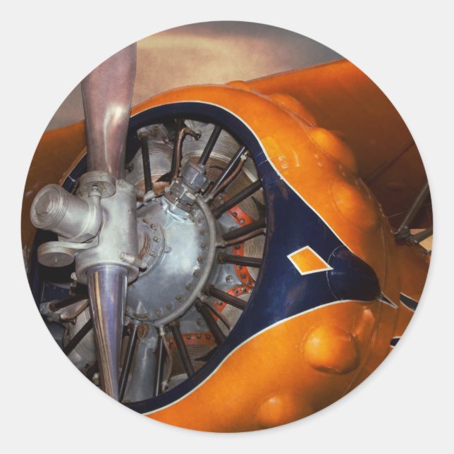 Plane - Prop - The Gulfhawk Classic Round Sticker (Front)
