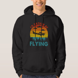 Plane Propeller Airplane Decorations Pilot Sunglas Hoodie