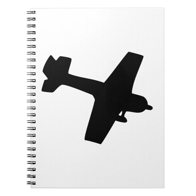 Plane Silhouette Notebook (Front)