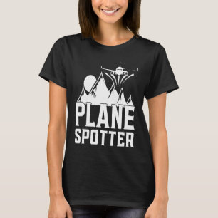 Plane Spotter Pilot Airplane Plane Aviation 33 T-Shirt
