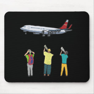 Plane Spotting Mouse Pad