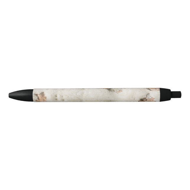 Plane tree camouflage looks bark pattern black ink pen (Front)