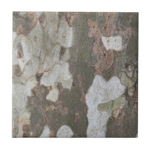 Plane tree camouflage looks bark pattern ceramic t tile