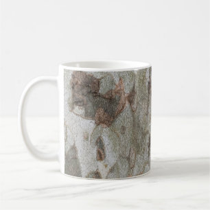 Plane tree camouflage looks bark pattern coffee mu mug