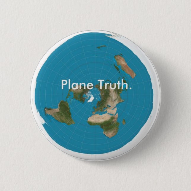 "Plane Truth." Button (Front)