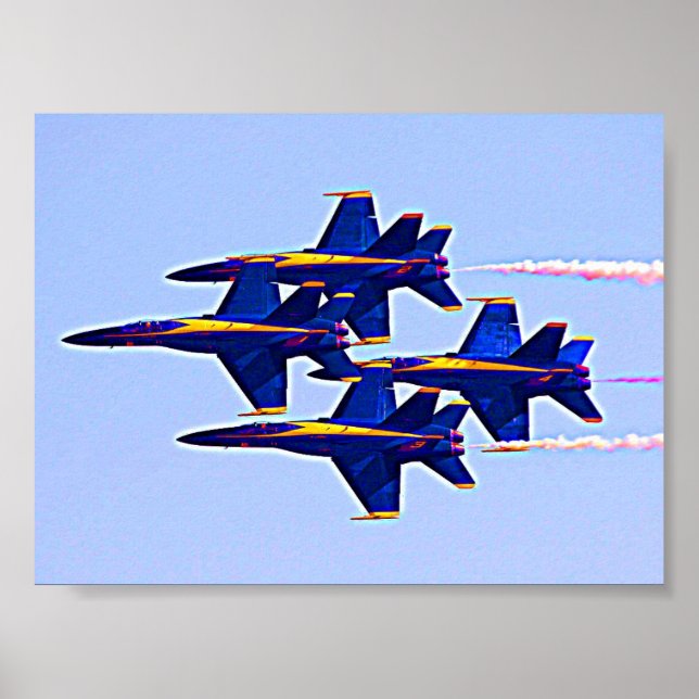 Planes Blue Angels Poster (Front)