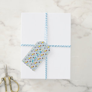 Planet Astronaut Rocket Personalised Gift Tag