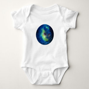 Planet Baby Jersey Bodysuit, White Baby Bodysuit