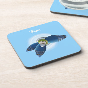 Planet Bonn Cork Coaster