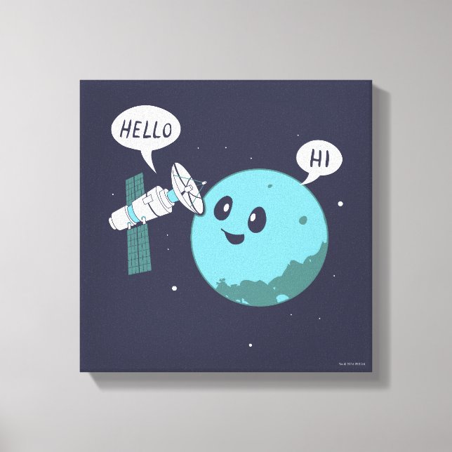 Planet Canvas Print (Front)
