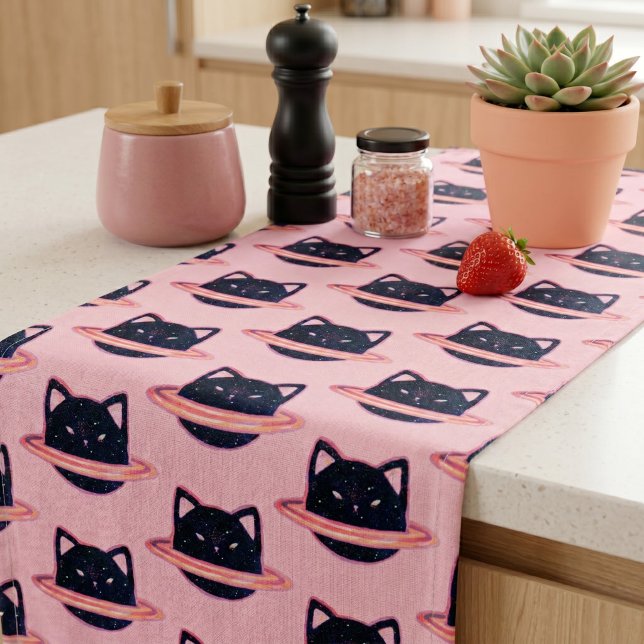 Planet Cat Long Table Runner (Creator Uploaded)