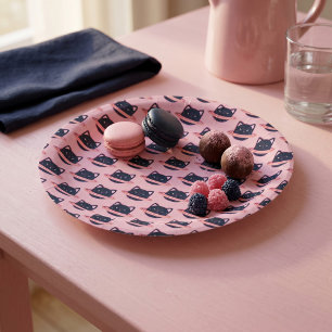 Planet Cat Paper Plates