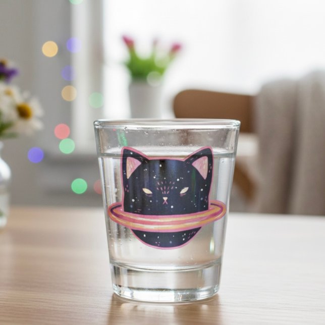 Planet Cat Shot Glass (Creator Uploaded)
