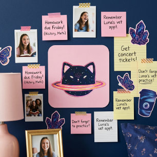 Planet Cat Triangle Sticker